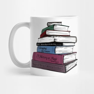 Pile of Magic Books Mug